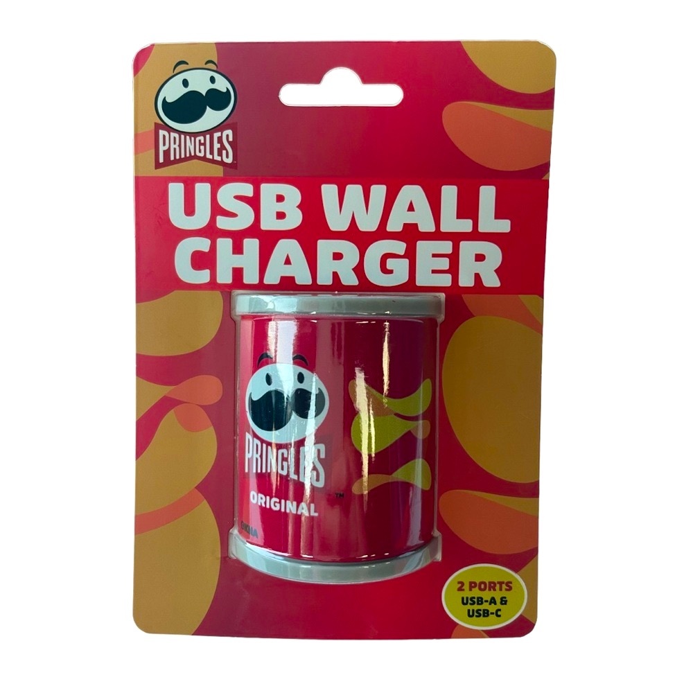 USB Wall Charger Duel Port USB-A & USB-C
Pringle’s Can